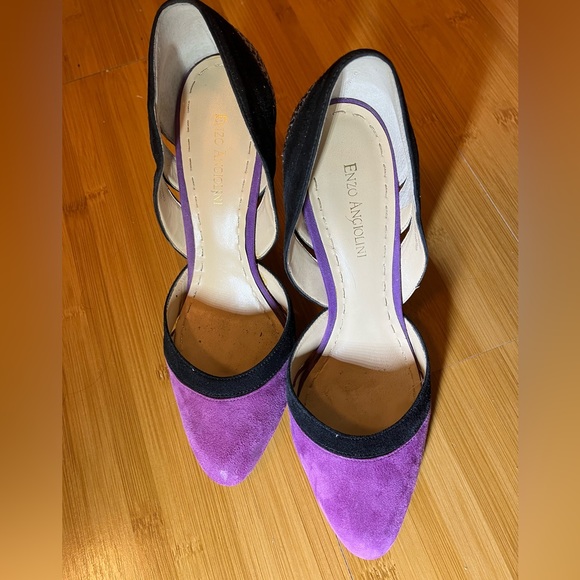 Enzo Anciolini sexy stilettos -purple and pony - Picture 3 of 4